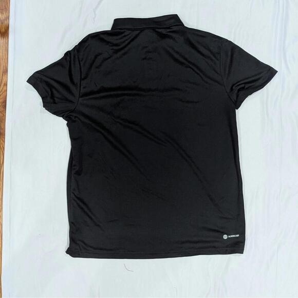 Adidas AEROREADY Tennis Fab Polo Shirt Black L - Picture 4 of 8